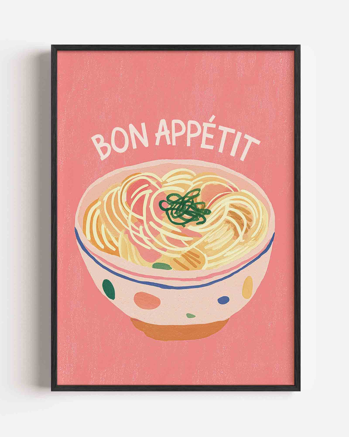 Bon appétit – keuken portret poster als wanddecoratie