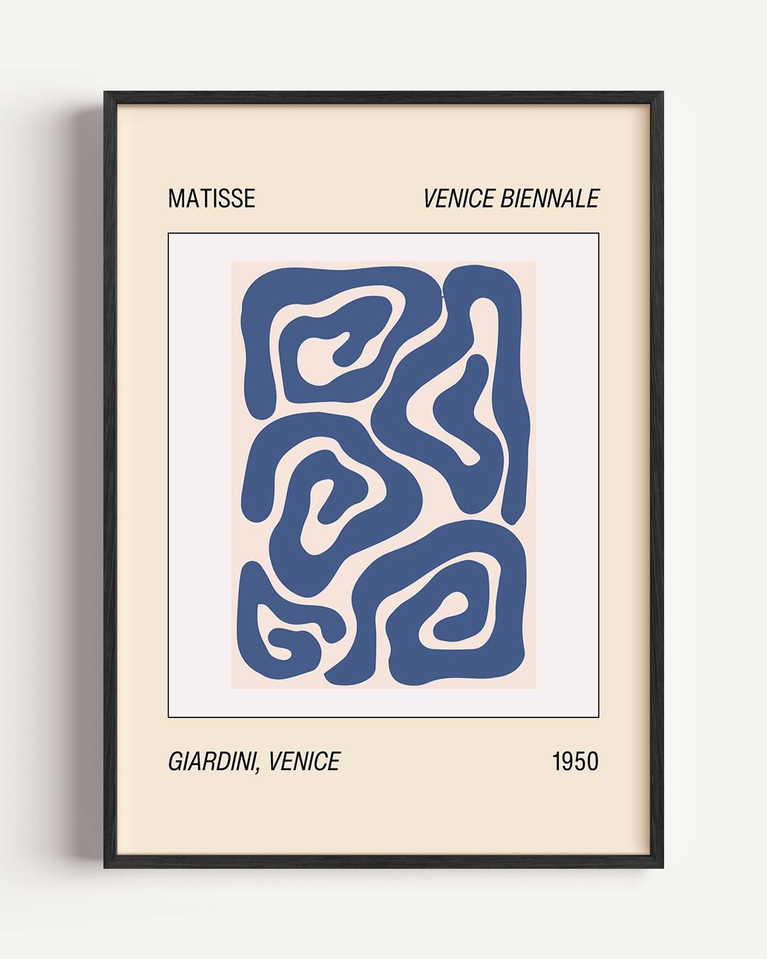 Moderne Matisse Giardini – abstracte portret poster als wanddecoratie