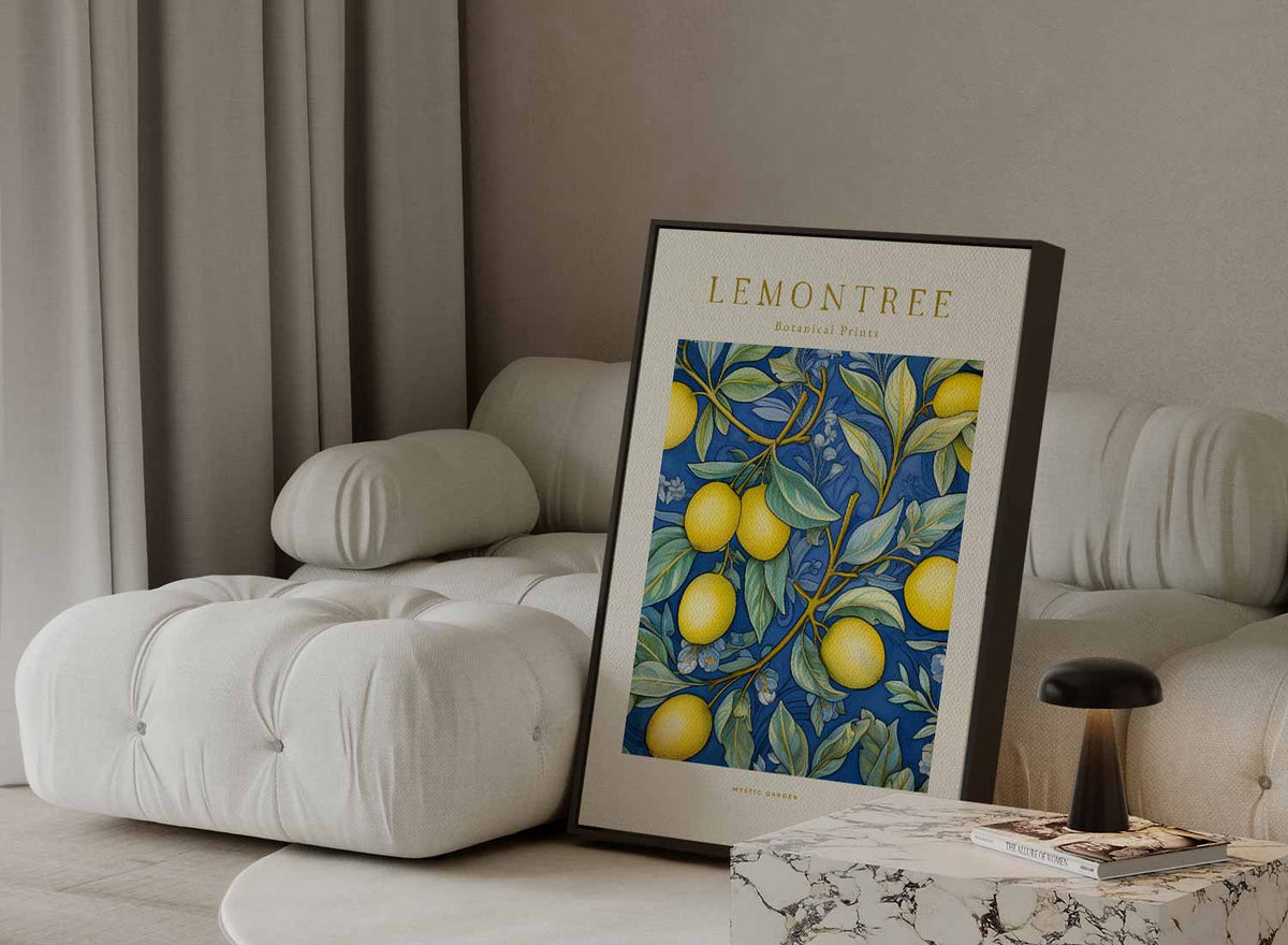Citroenboom Botanische Print – portret kunstwerk als wanddecoratie, afbeelding 13