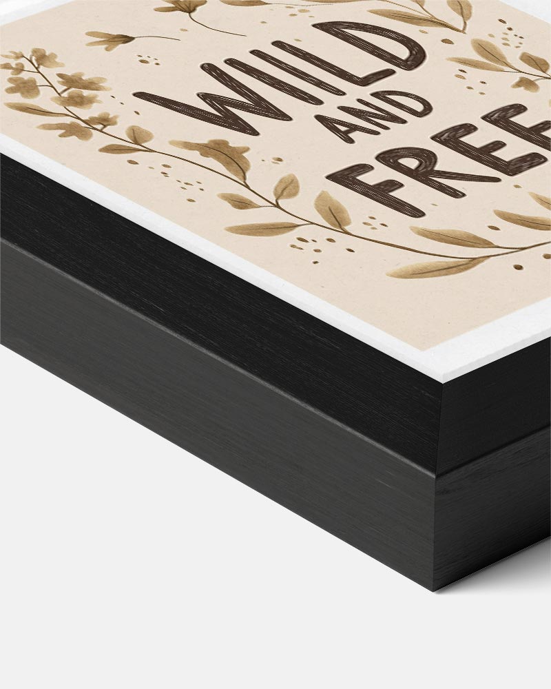 Wild and Free Boho – kids portret poster, afbeelding 7