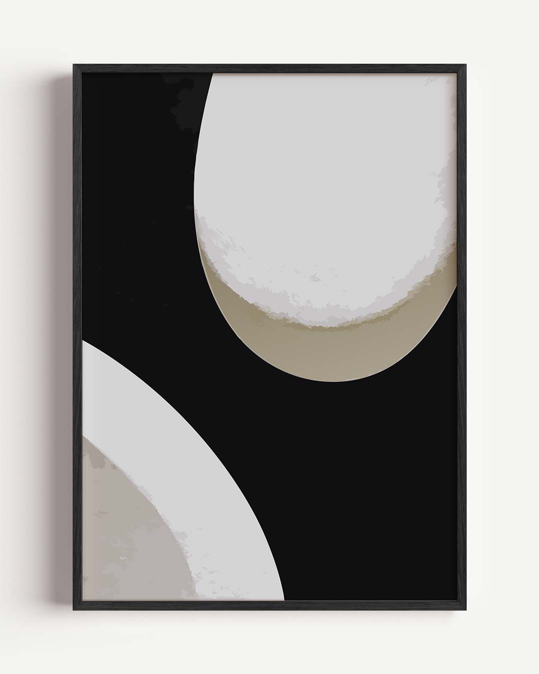 Moderne Minimalistische Kunstposter – kleurrijke abstracte portret poster als wanddecoratie