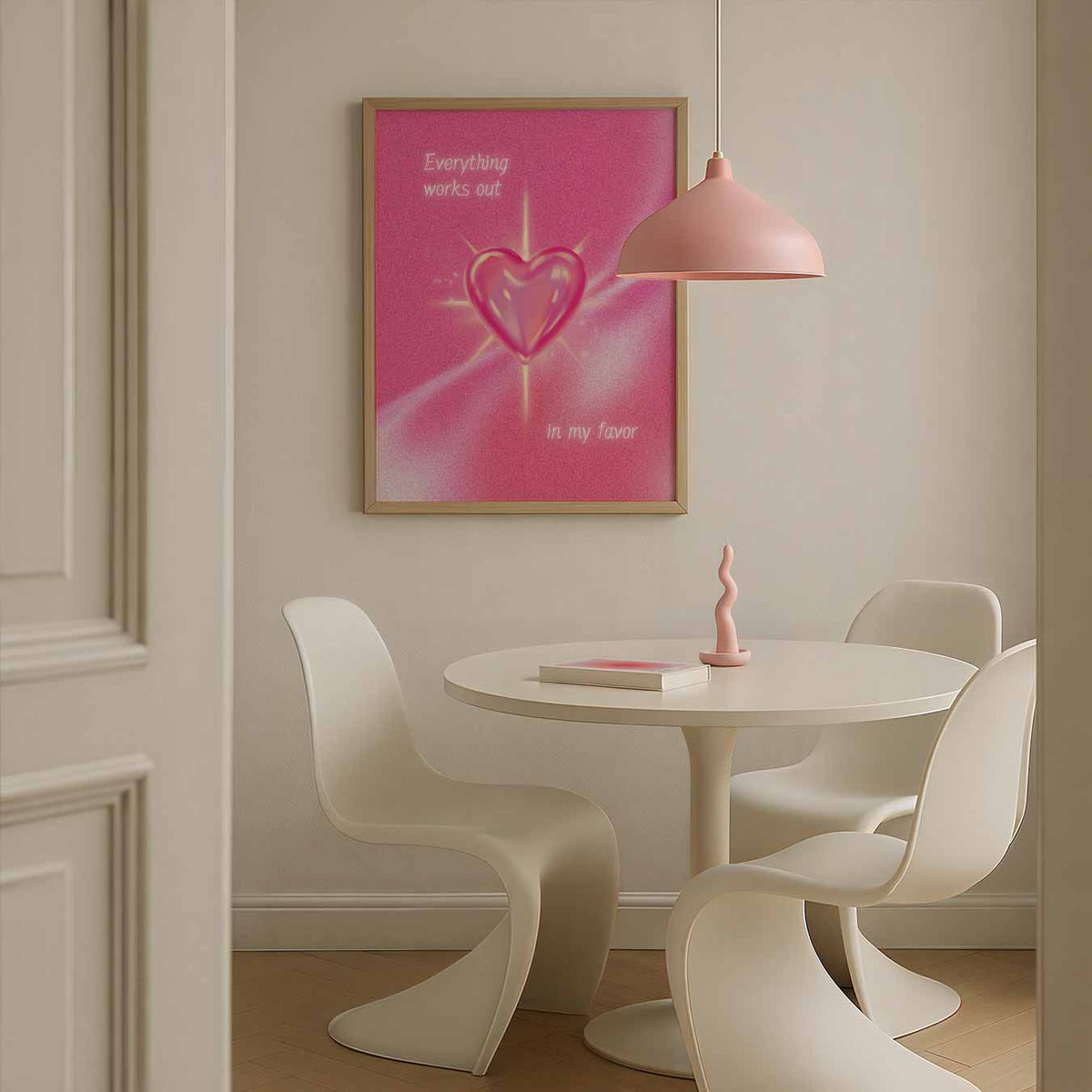 Everything Works Out – staande mindful wanddecoratie van WallArtistic
