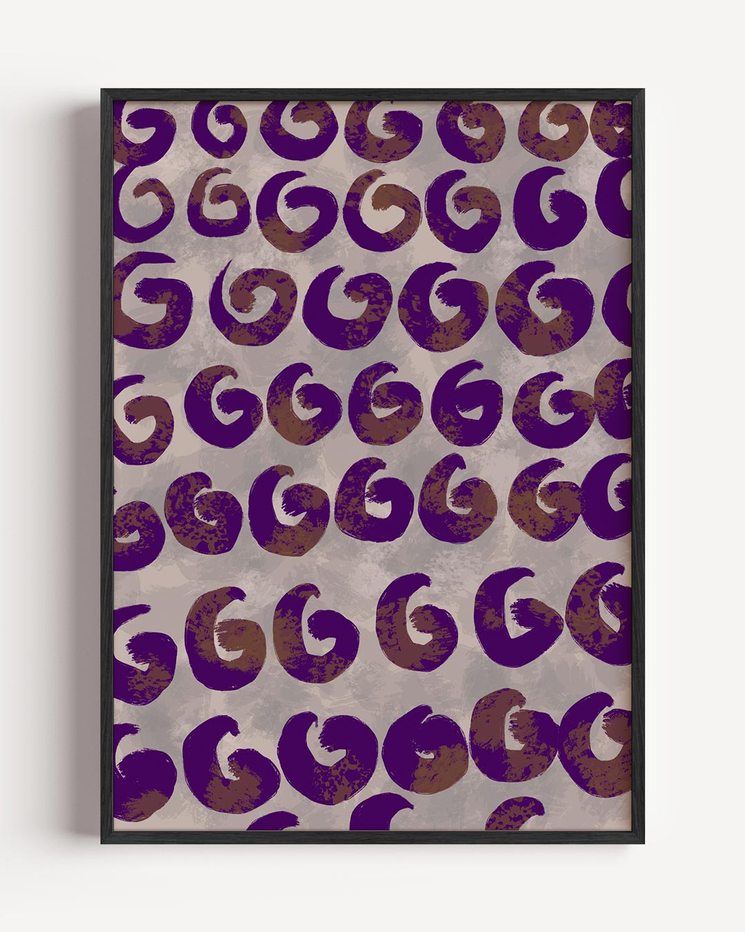 Spiralen Droom – moderne portret poster als wanddecoratie