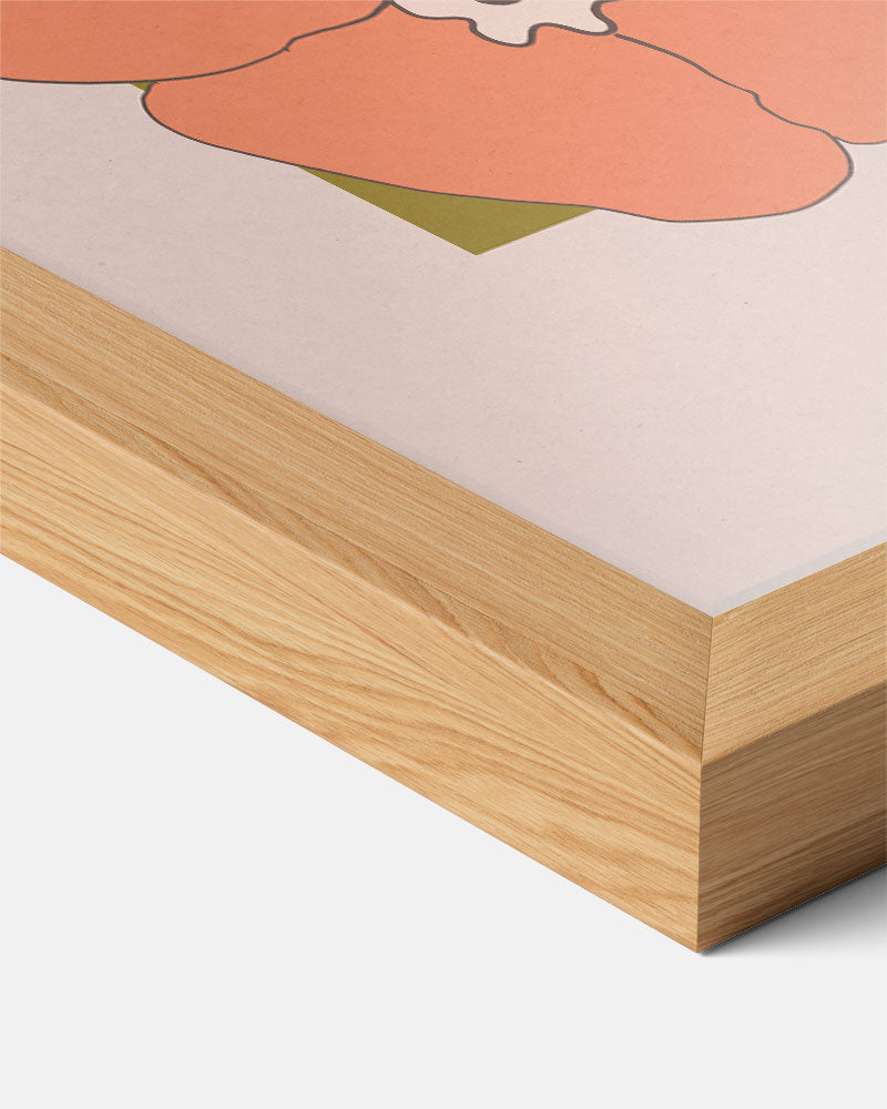 Herfstbloemen – bloemen poster als moderne staande wanddecoratie