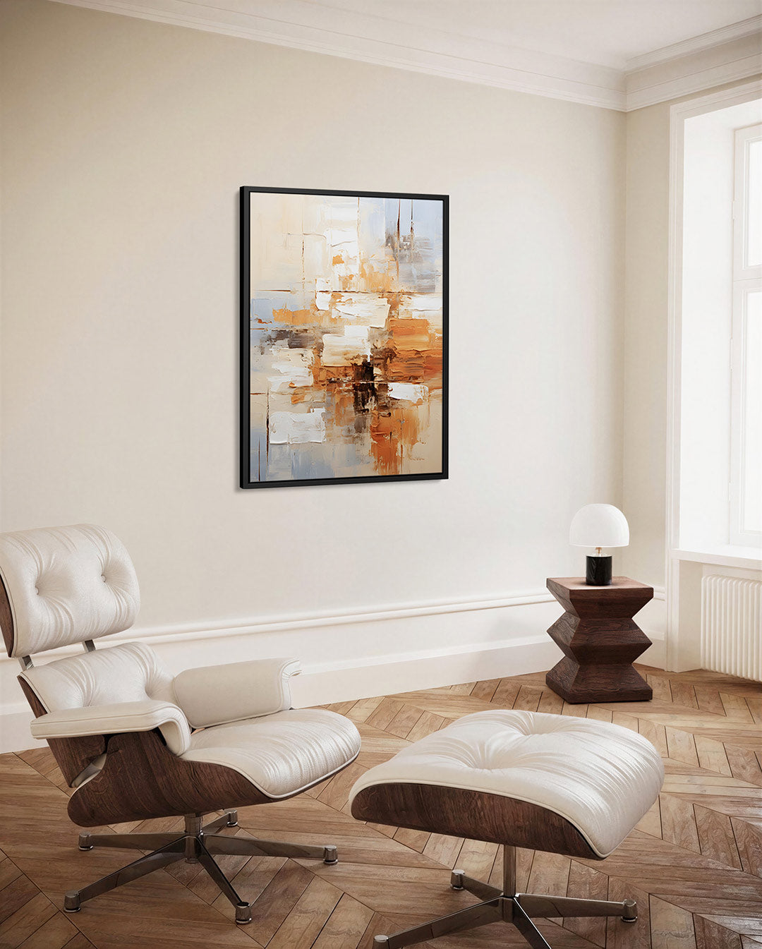 Kleurencompositie – staand wanddecoratie kunstwerk