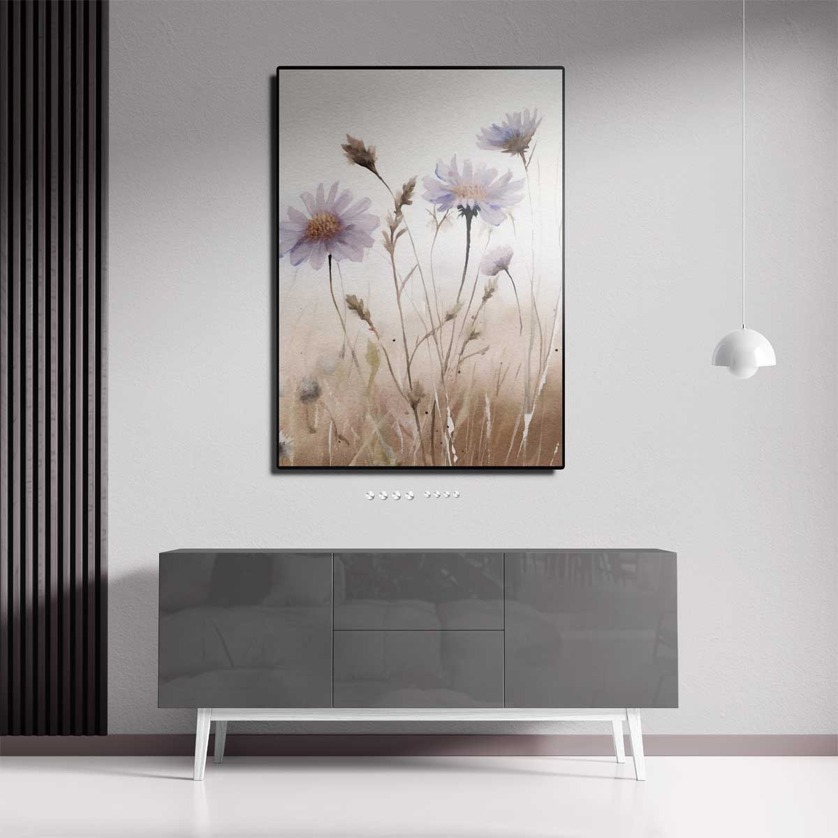 Zachte Bloemendroom – dibond kunstwerk als wanddecoratie