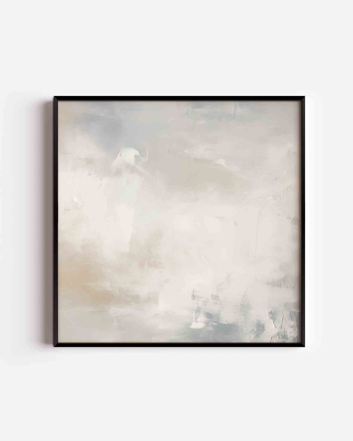 Abstracte wolken – abstracte vierkante poster als wanddecoratie