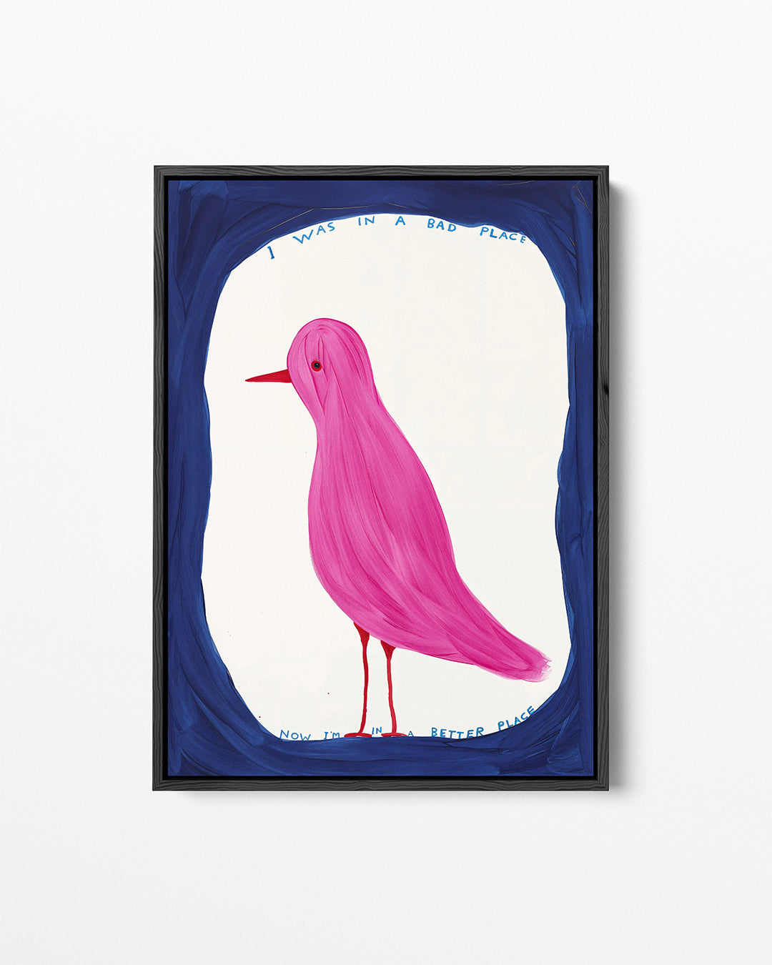 Vogelsilhouet met tekst – staand wanddecoratie kunstwerk