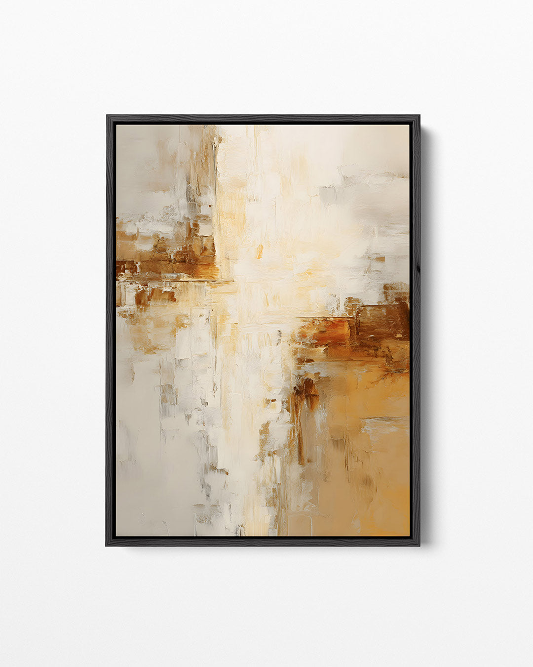 Warme kleurencompositie – staand wanddecoratie kunstwerk