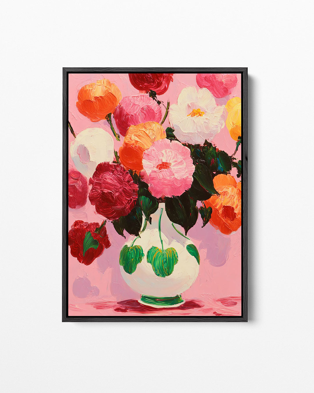 Bloemrijke expressie – Staande wanddecoratie – staand wanddecoratie kunstwerk