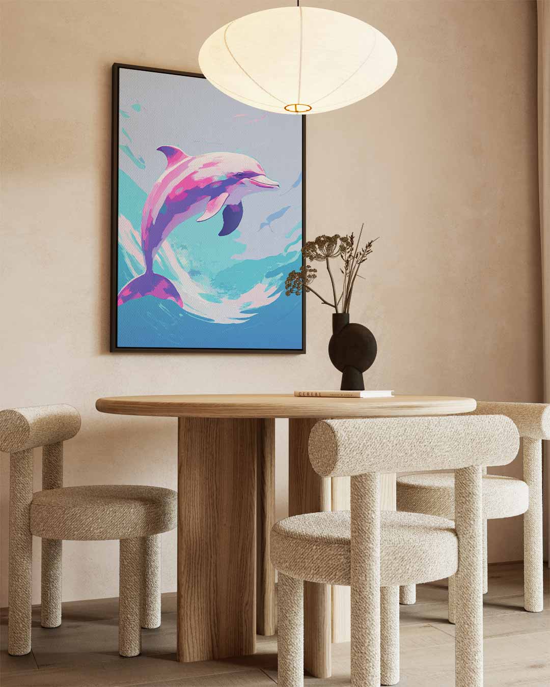 Dromerige Dolfijn – staand kunstwerk voor modern interieur