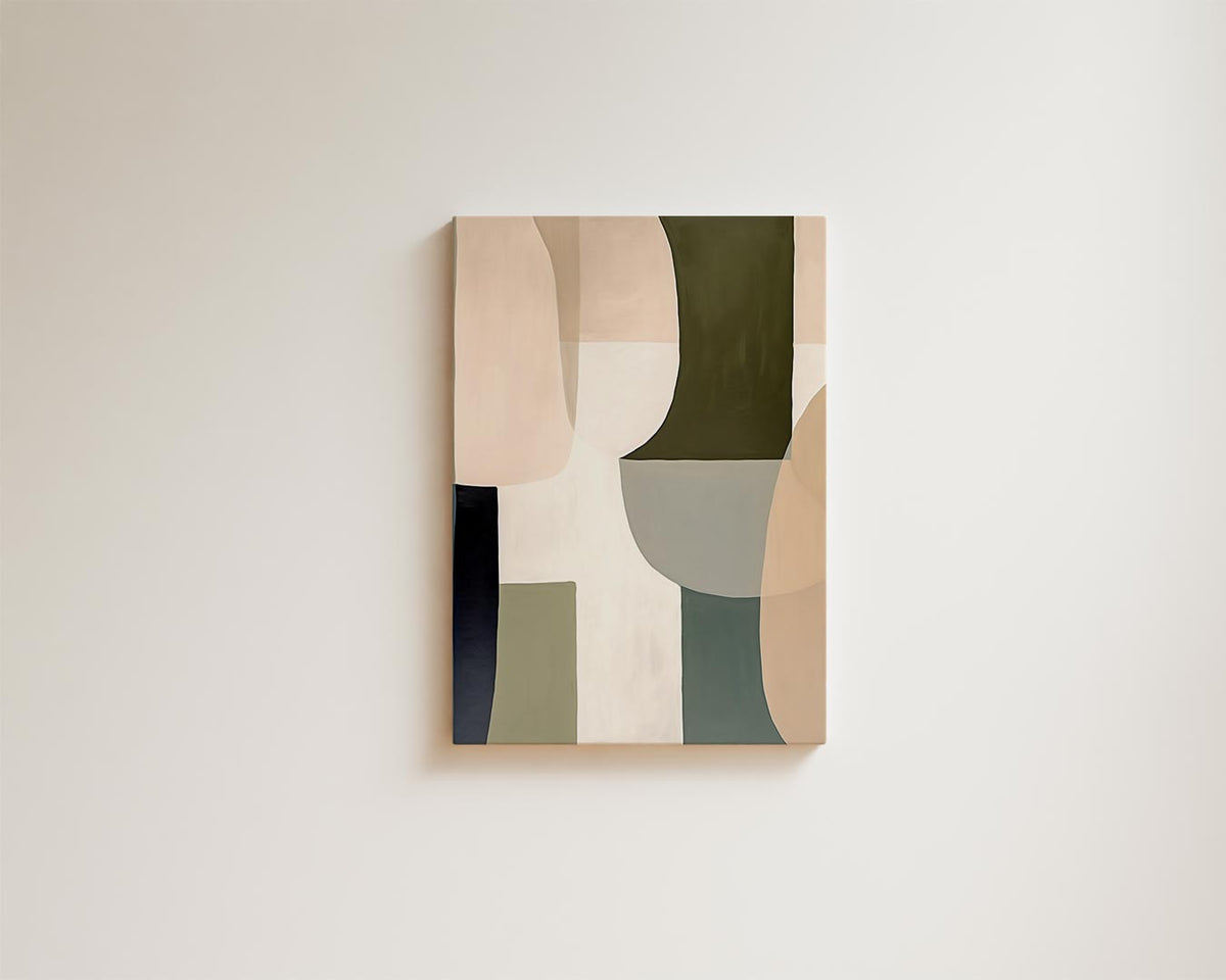 Geometrische Harmonie – portret kunstwerk als wanddecoratie, afbeelding 15