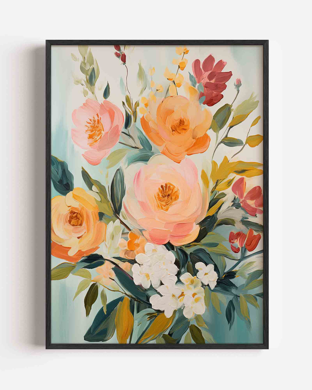 Bloemenboeket – bloemen portret poster als wanddecoratie