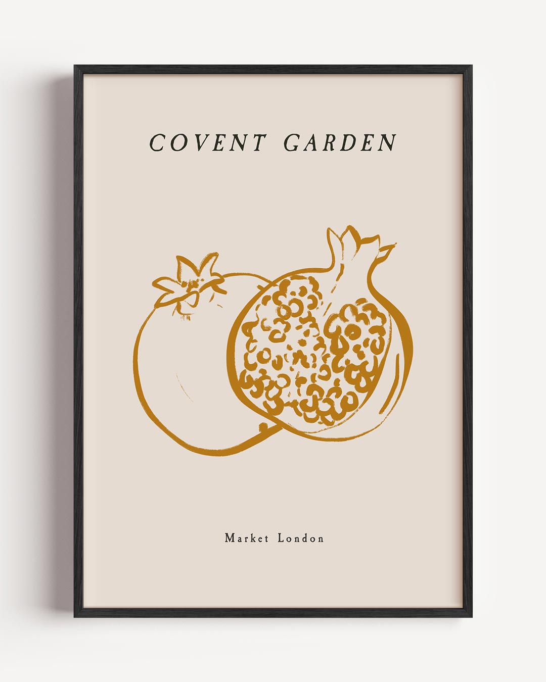 Stijlvolle Covent Garden – keuken portret poster als wanddecoratie
