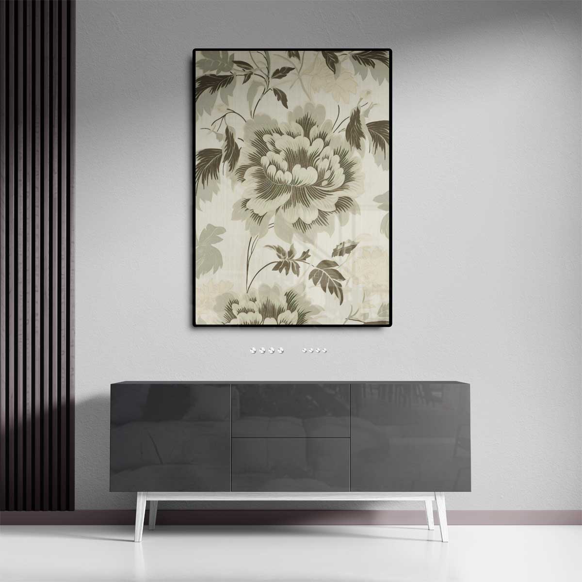 Bloemenpracht Wandtapijt – canvas kunstwerk als wanddecoratie