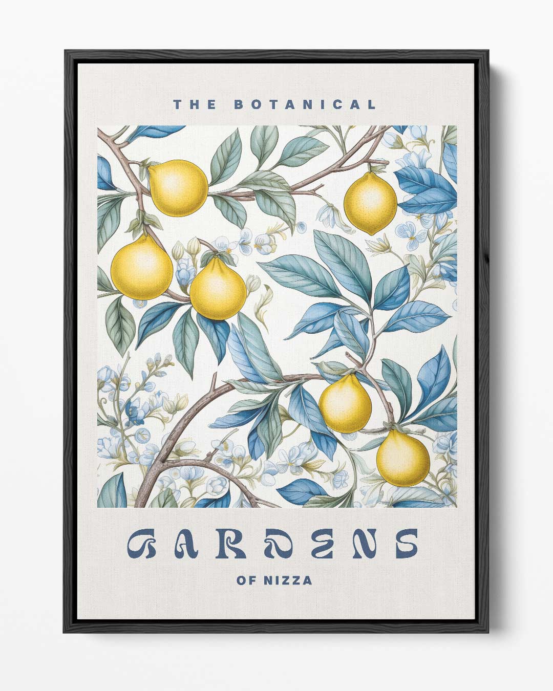 Botanische Tuin van Nizza – portret kunstwerk als wanddecoratie