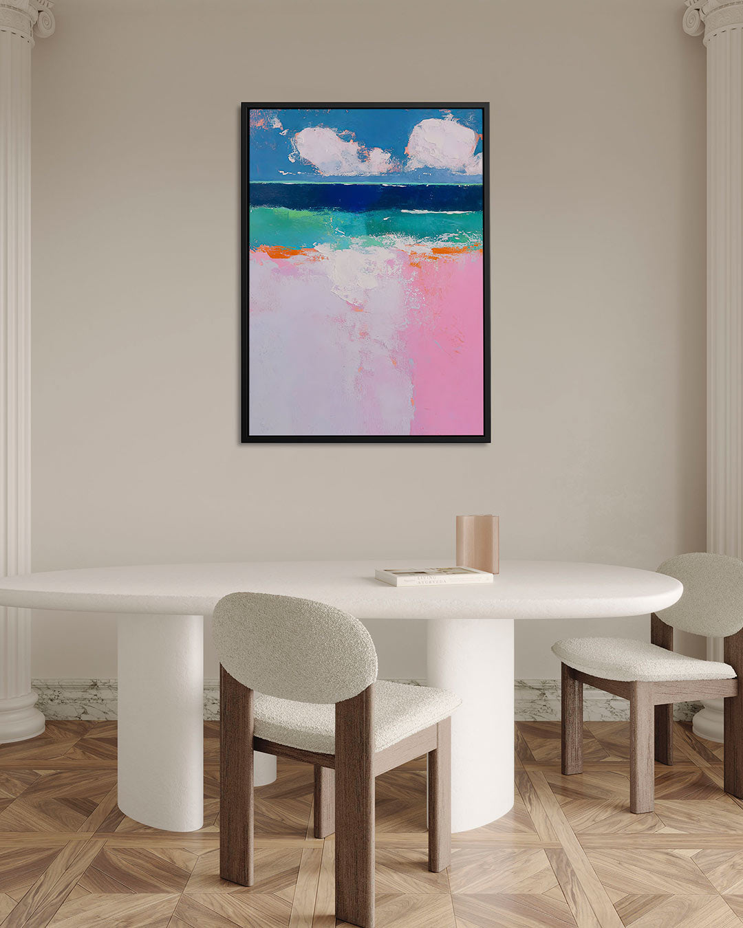 Kleurrijke horizon – alternatieve weergave van het kunstwerk