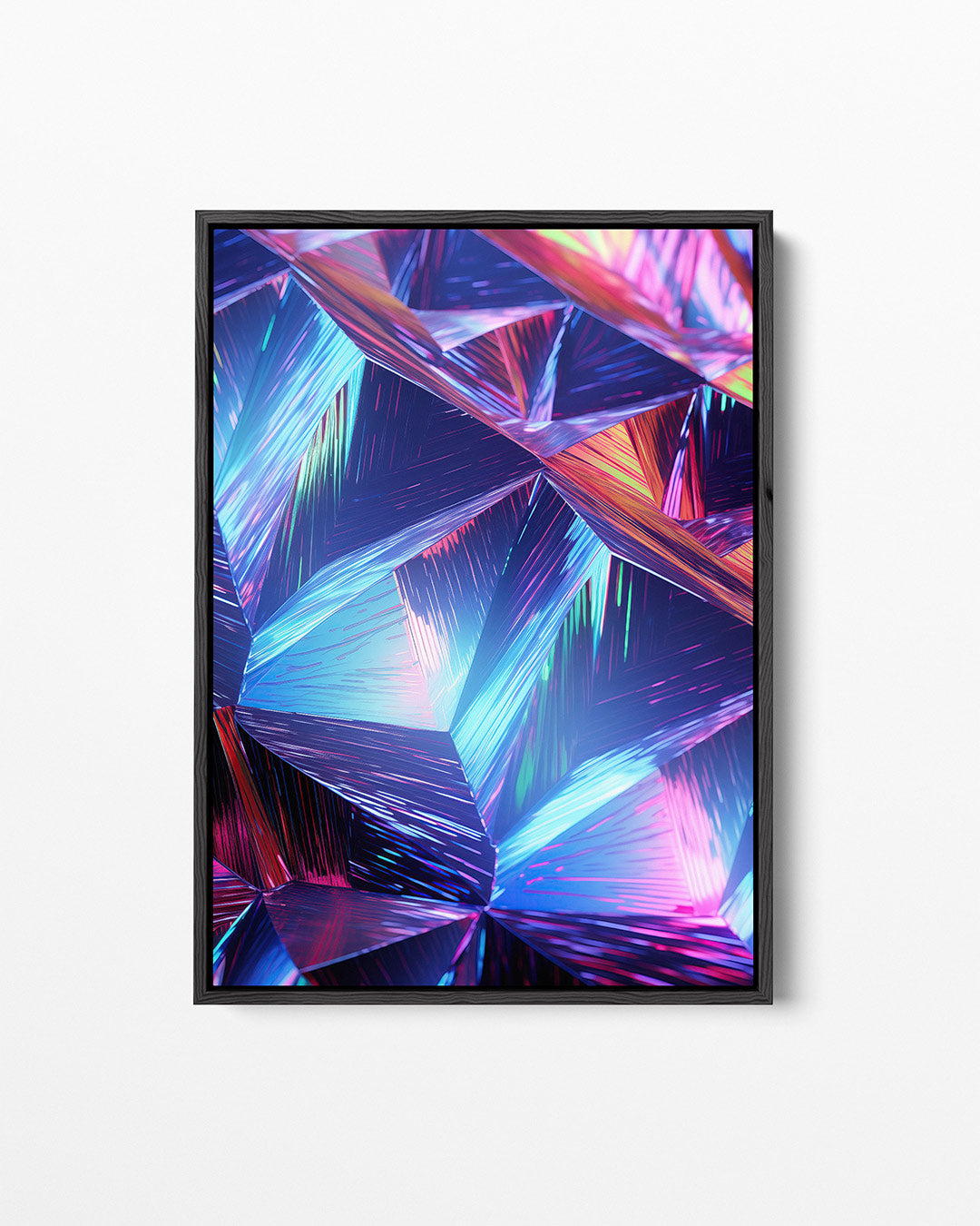 Kleurrijke geometrische vormen – Geometrische – staand wanddecoratie kunstwerk