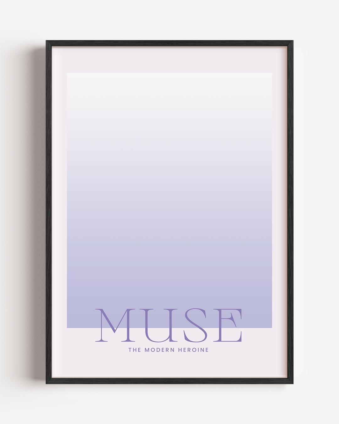 Moderne Heroïne Muurposter – mindfulness portret poster als wanddecoratie