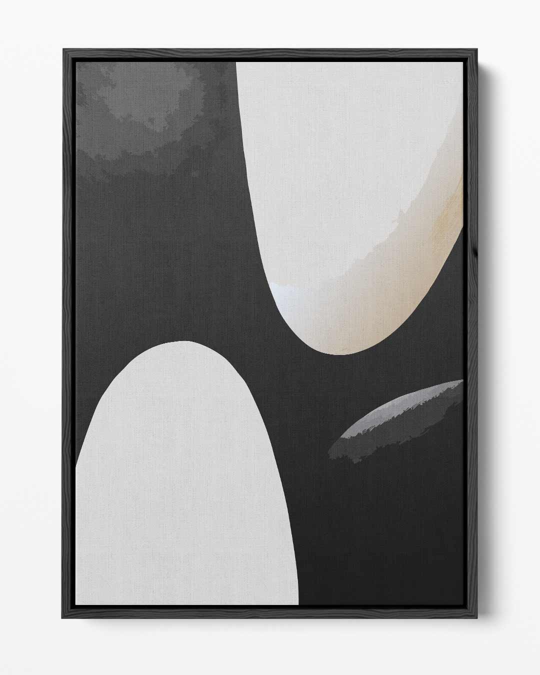 Abstracte Elegantie – portret kunstwerk als wanddecoratie