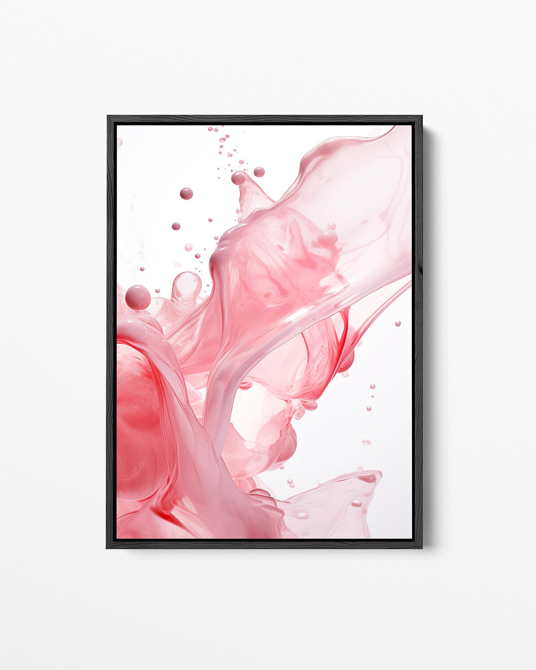 Vloeiende kleuren – Roze – staand wanddecoratie kunstwerk
