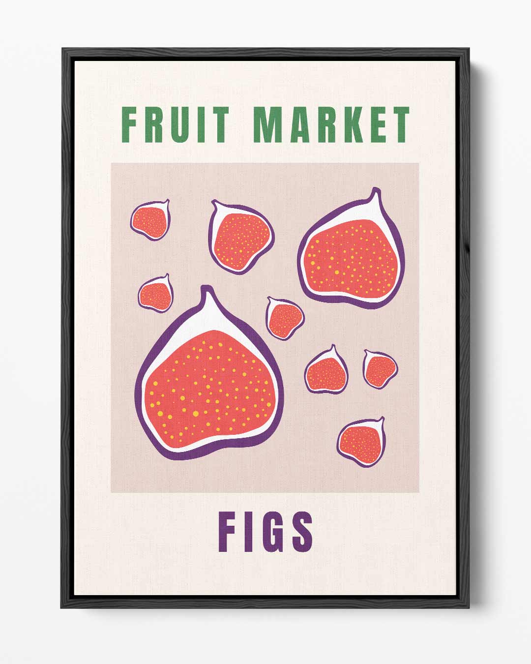 Fruitig Vijgen Design Poster – portret kunstwerk als wanddecoratie