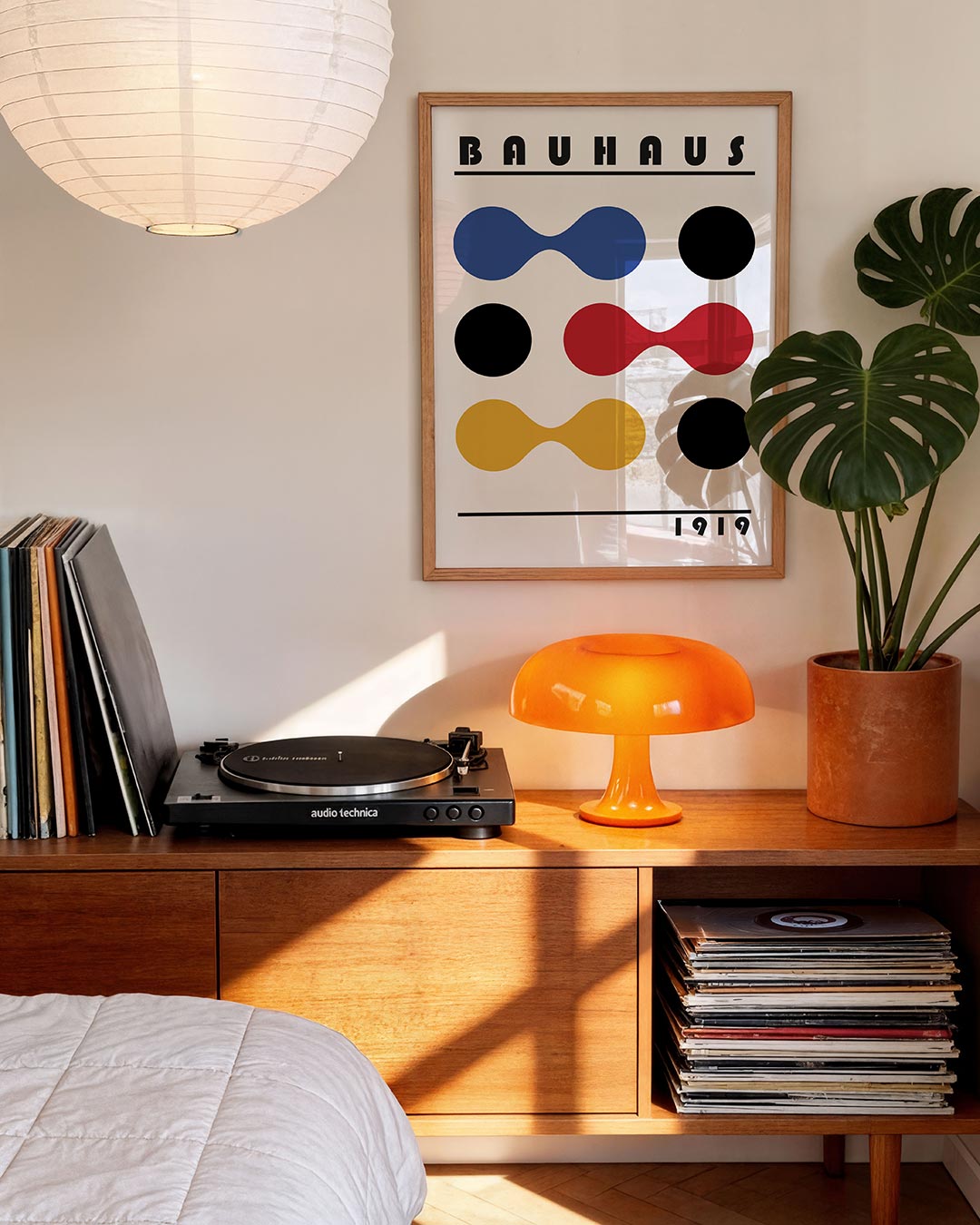 Vorm en kleur – moderne Bauhaus wandkunst als poster