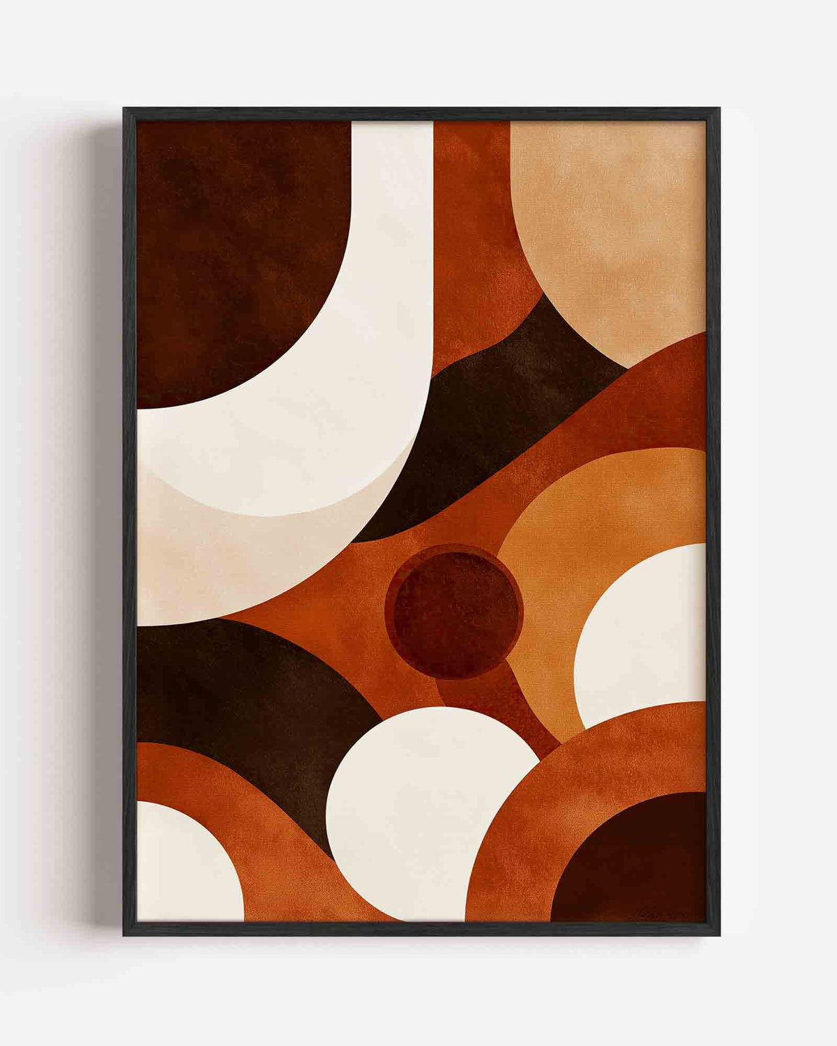 Abstracte vormen – abstracte portret poster als wanddecoratie