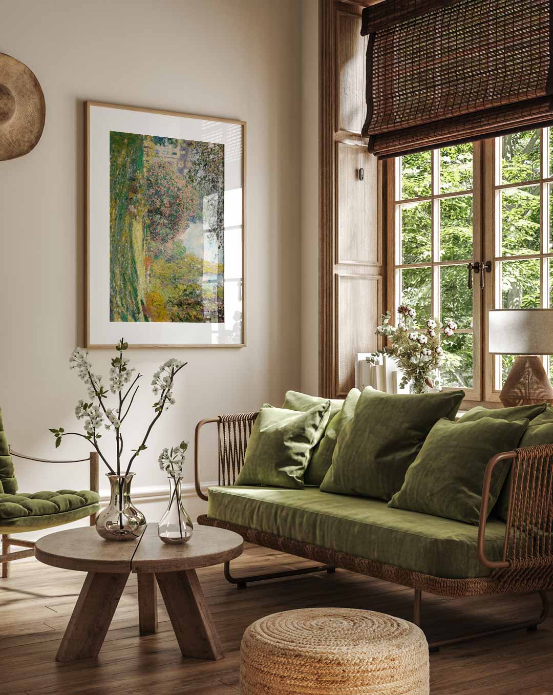 Monet Garden – staande muurposter met Popart uitstraling