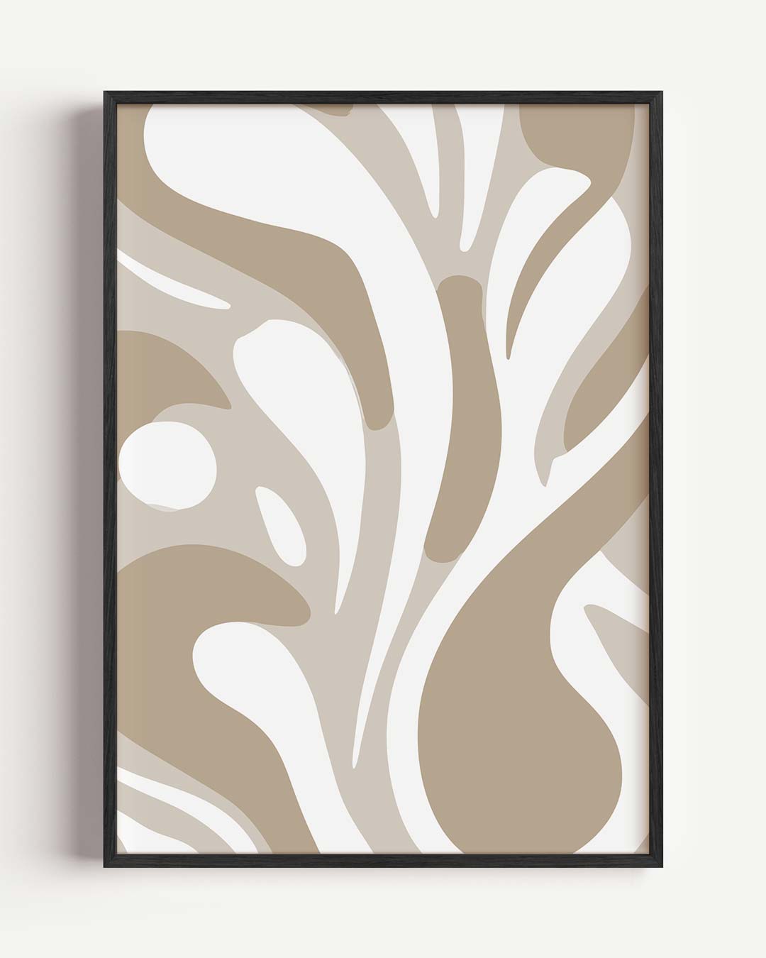 Stijlvolle Abstracte – kleurrijke abstracte portret poster als wanddecoratie