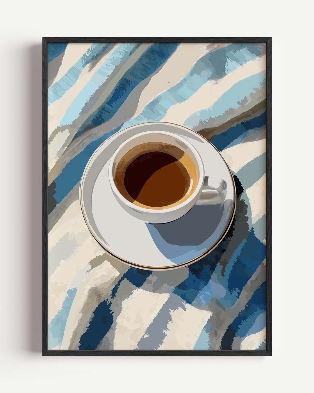 Koffie Ontbijt – keuken portret poster als wanddecoratie