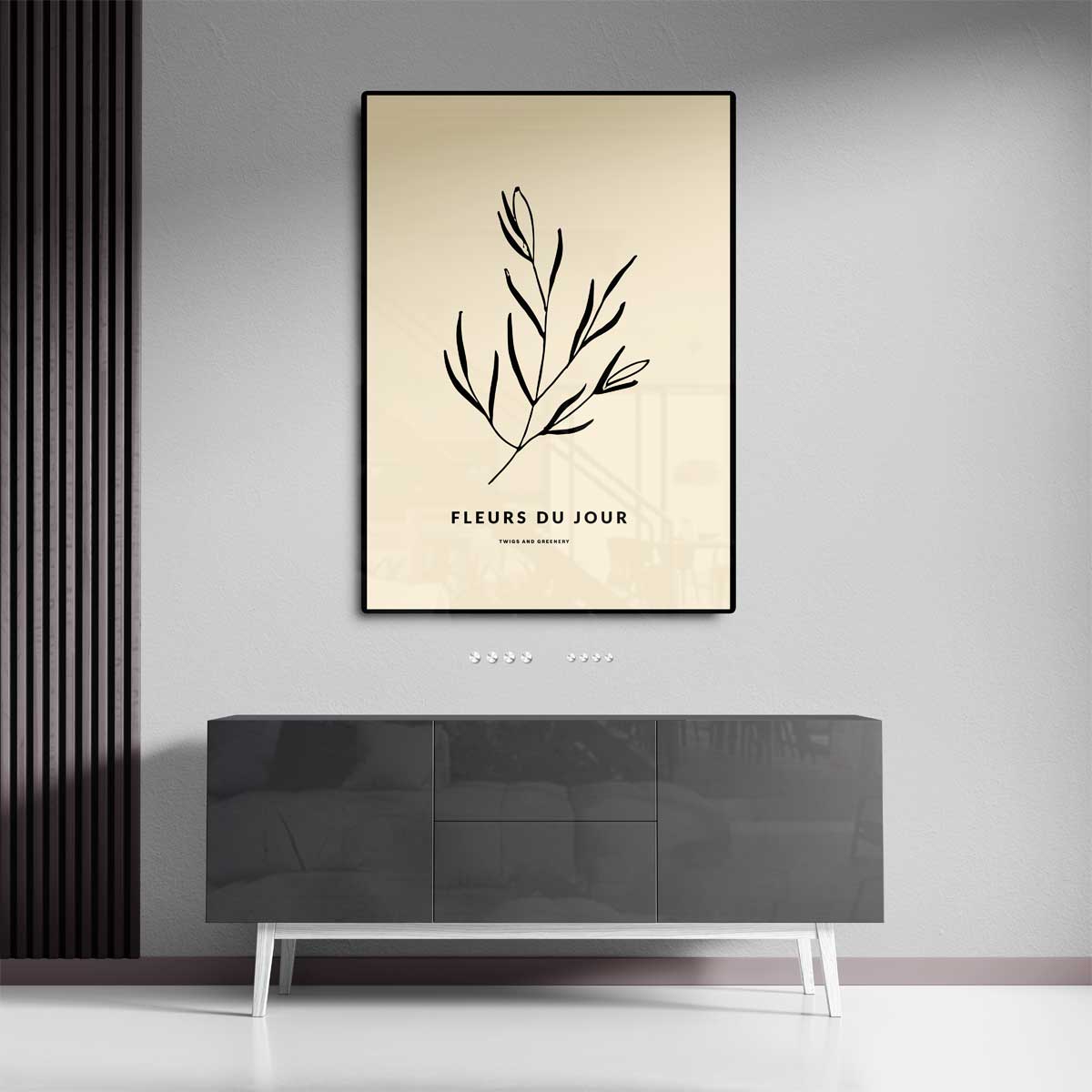 Natuurlijke Elegantie Poster – canvas kunstwerk als wanddecoratie
