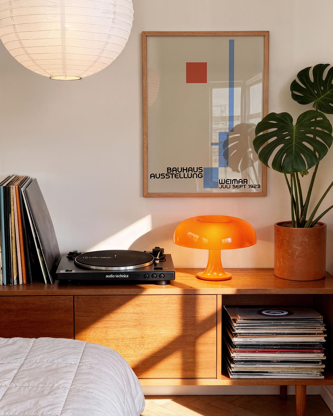 Vorm en kleur – moderne Bauhaus wandkunst als poster