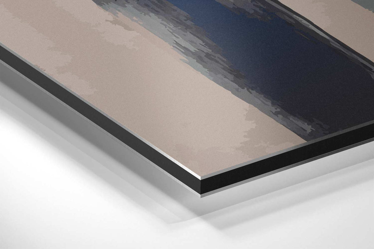 Abstracte Vormen in Balans – canvas kunstwerk als wanddecoratie