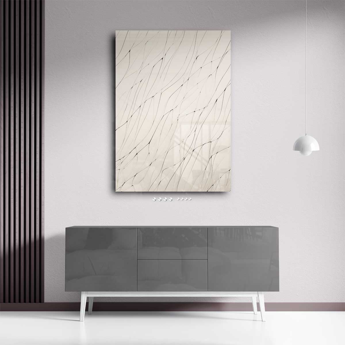 Etherische Golven – plexiglas wanddecoratie in portret formaat