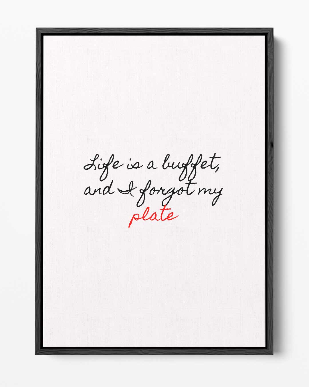 Inspirerende Quote Poster – portret kunstwerk als wanddecoratie