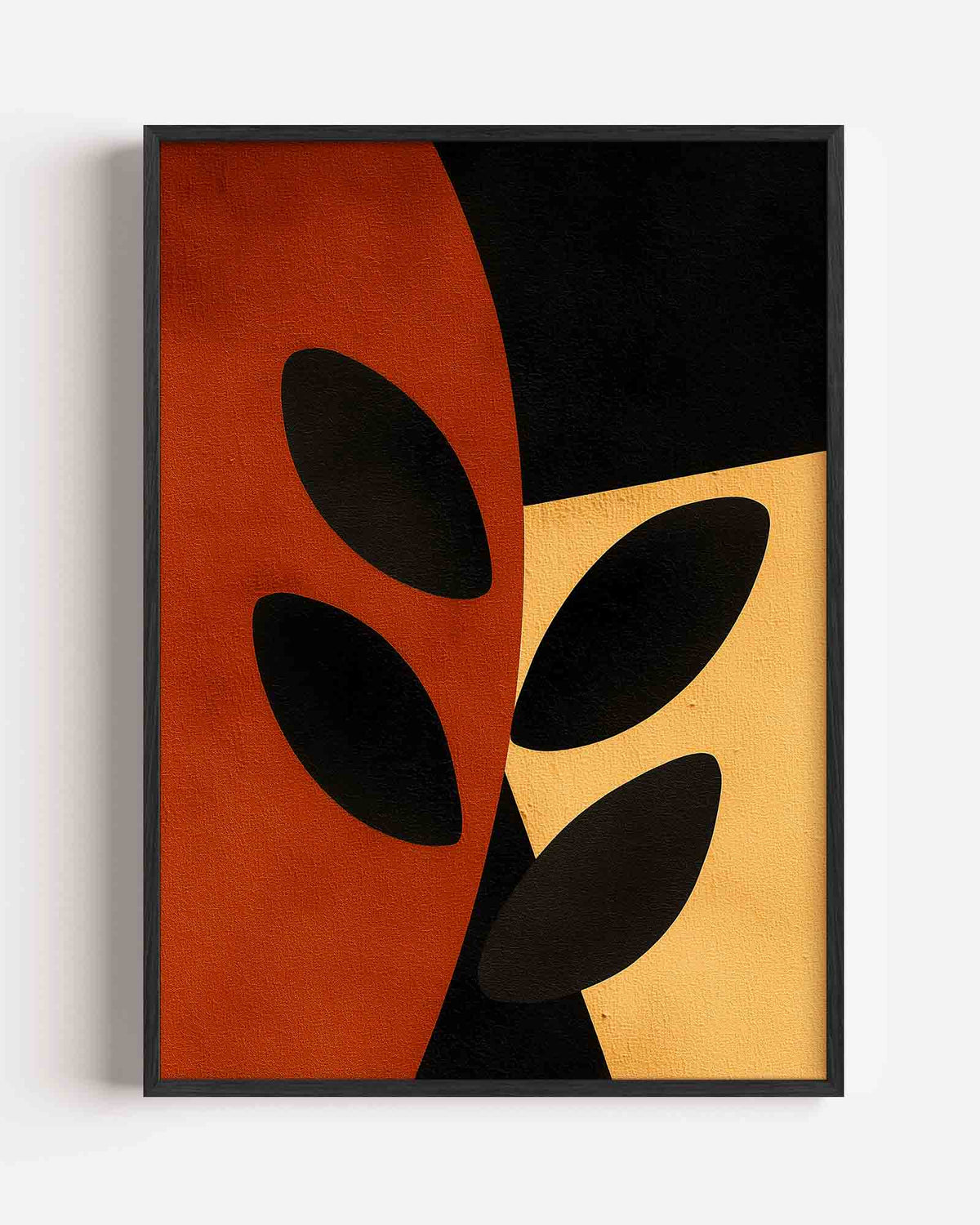 Abstracte vormen – abstracte portret poster als wanddecoratie