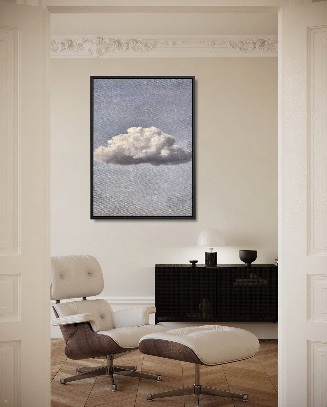 Dromerige wolk – staand wanddecoratie kunstwerk