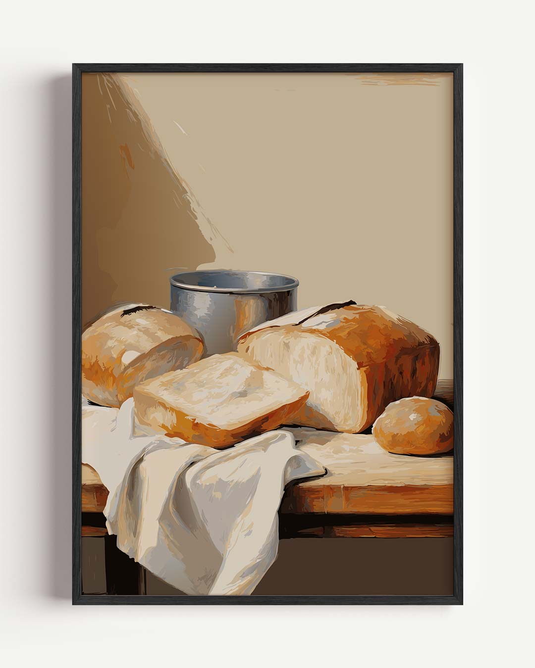 Rustieke Brood Stilleven – keuken portret poster als wanddecoratie