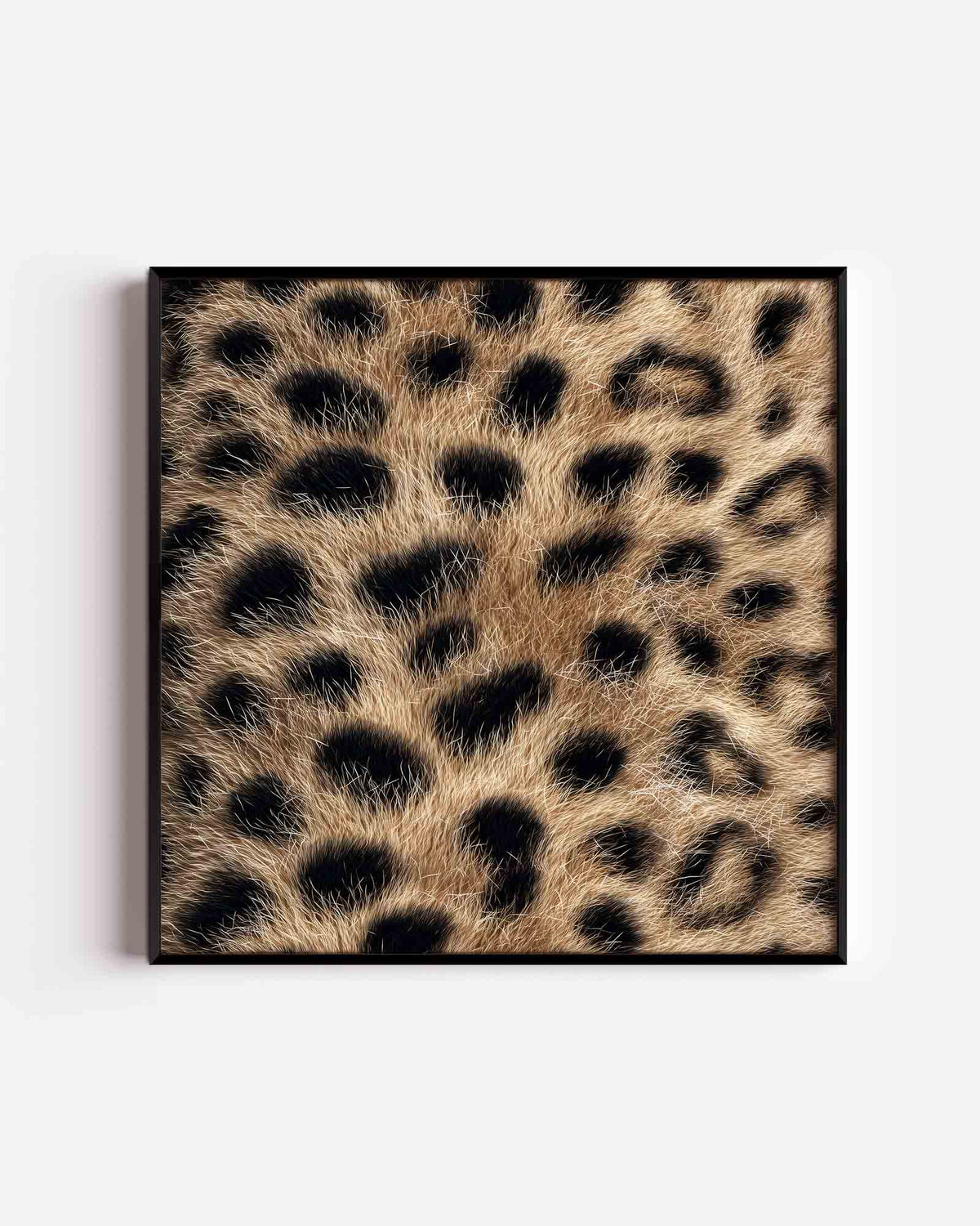 Luipaardprint – jungle vierkante poster als wanddecoratie