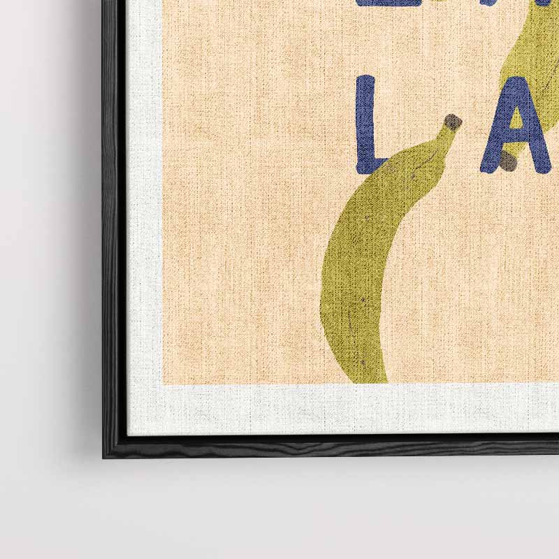 Ohlala Bananenprint – plexiglas kunstwerk als wanddecoratie