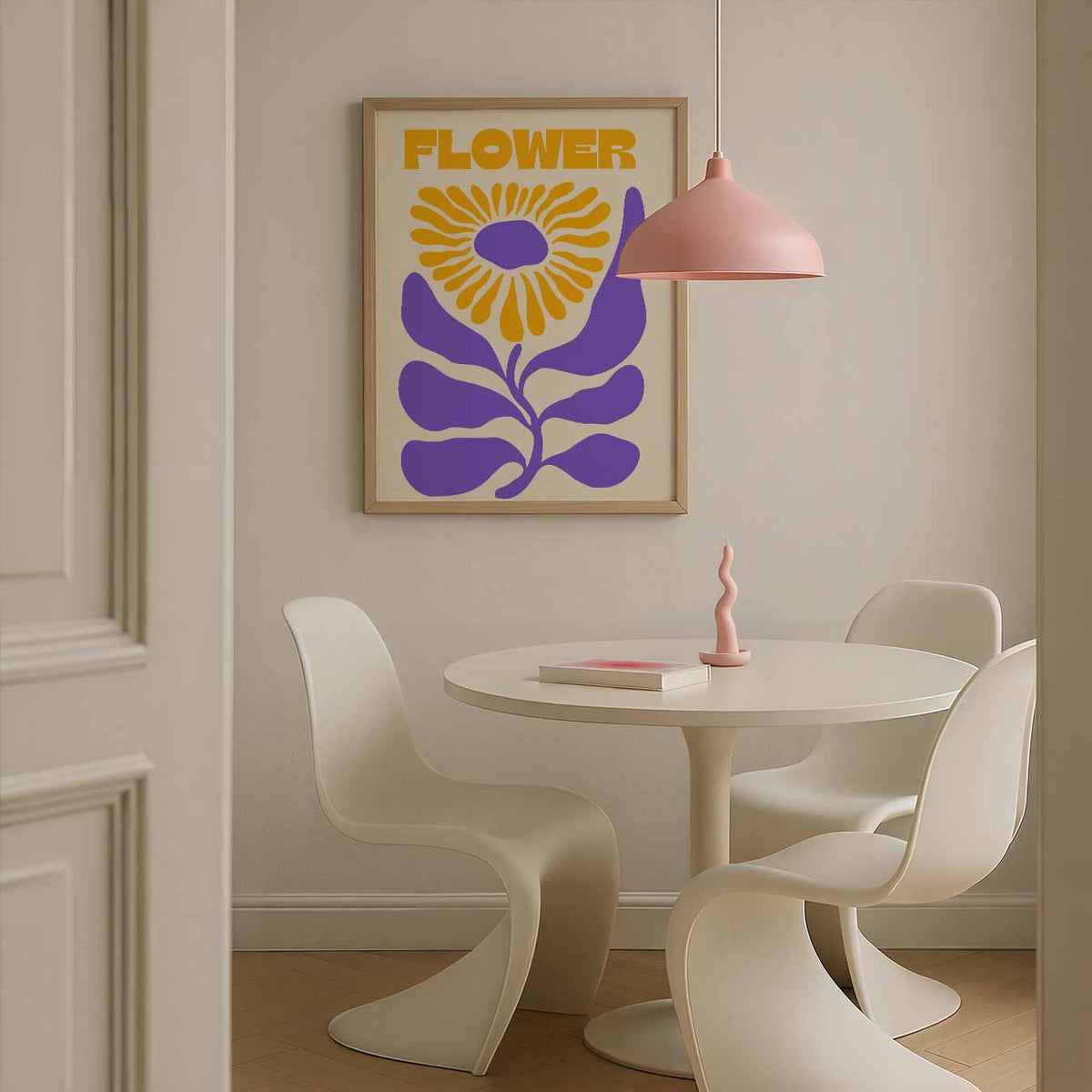 Vrolijke Bloemenkracht – bloemen poster in staand formaat