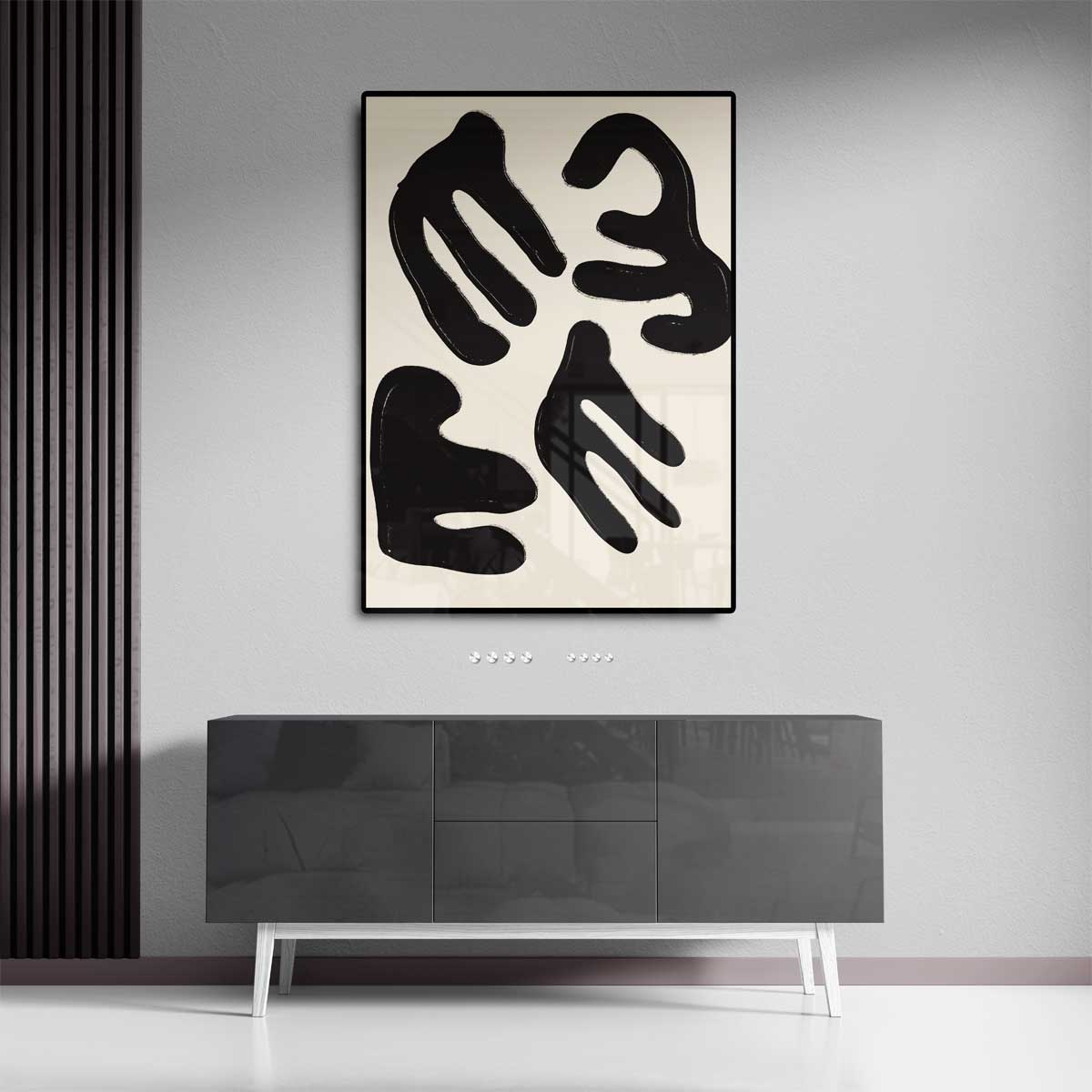 Organische Abstractie – staand kunstwerk voor modern interieur