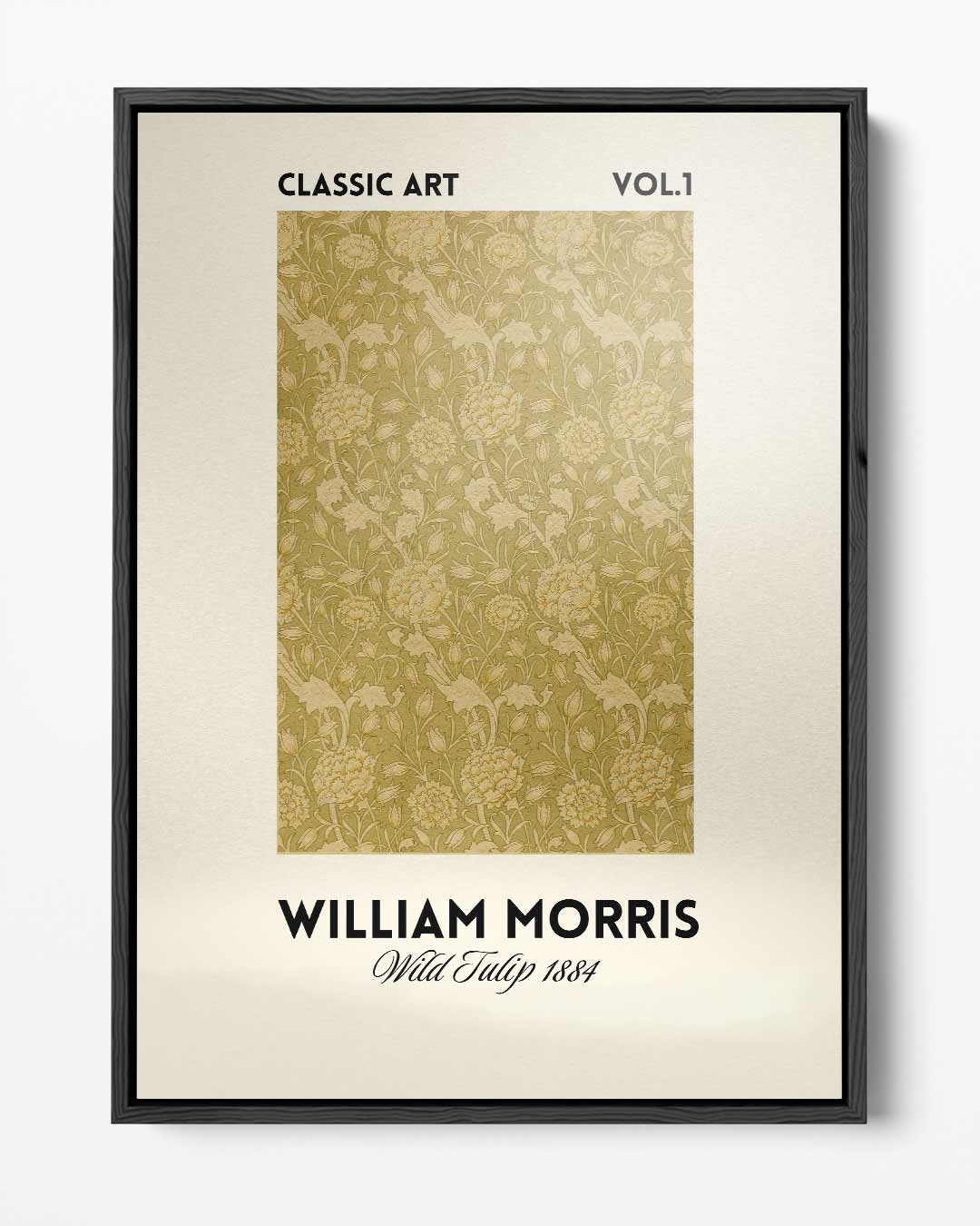 William Morris Wilde Tulp Behang – portret kunstwerk als wanddecoratie