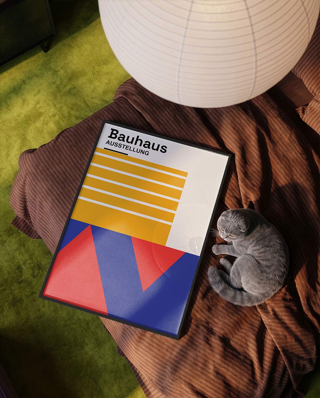 Vormen en vlakken – moderne Bauhaus wandkunst als poster