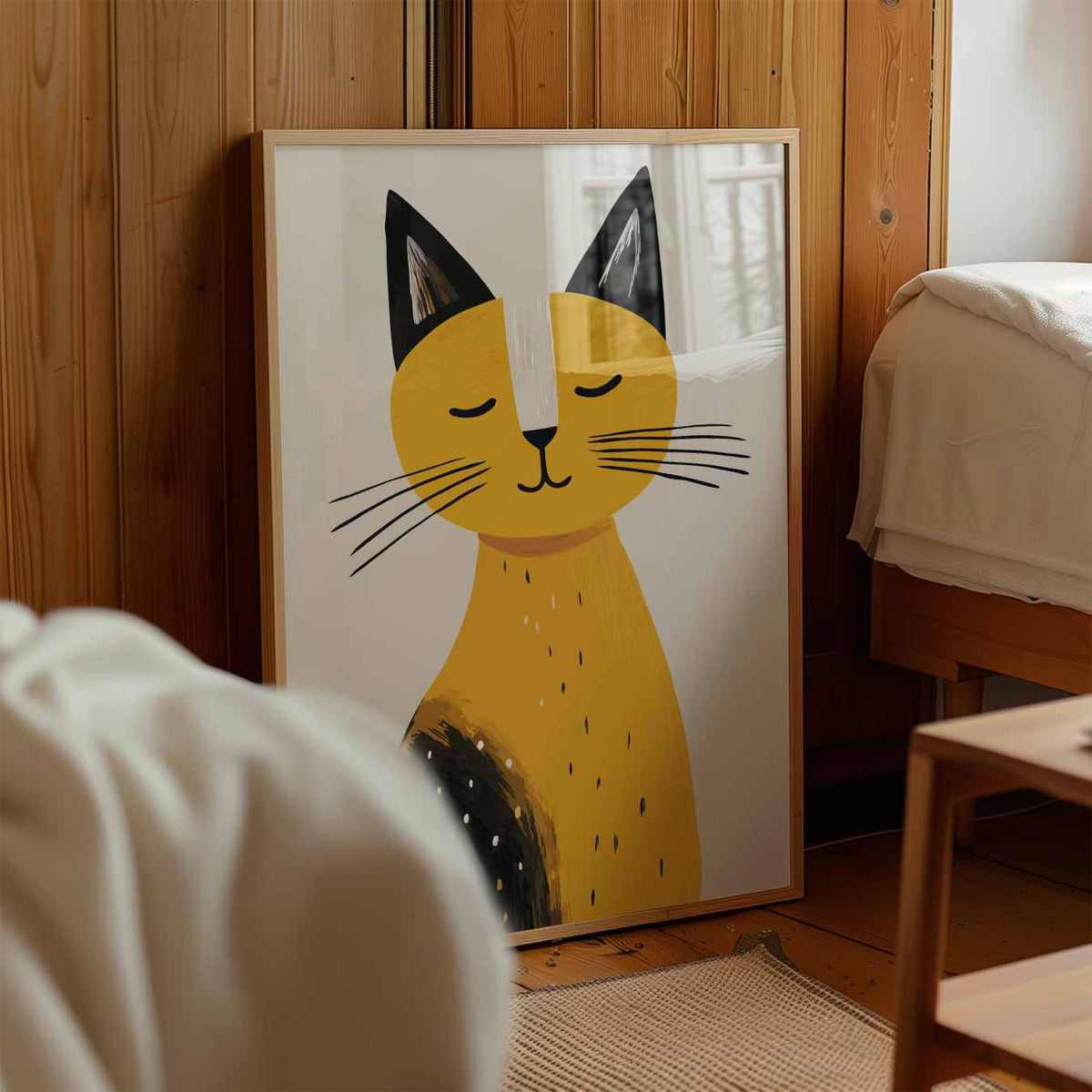Vrolijke Kattenposter – kinderposter in staand formaat