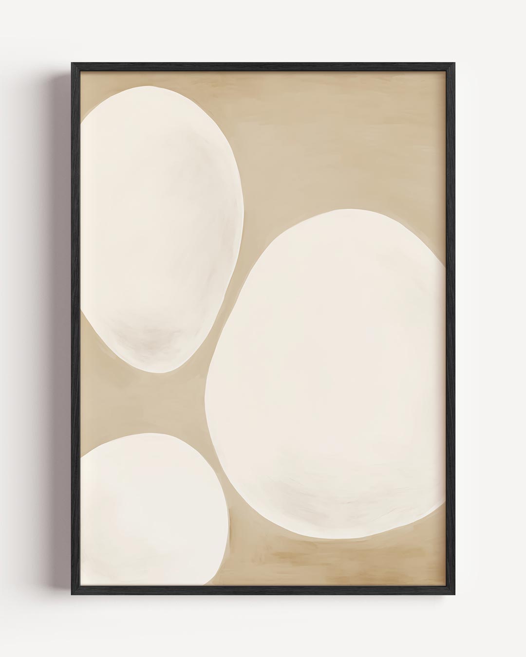 Moderne Minimalistische Abstracte Cirkelposter – abstracte portret poster als wanddecoratie