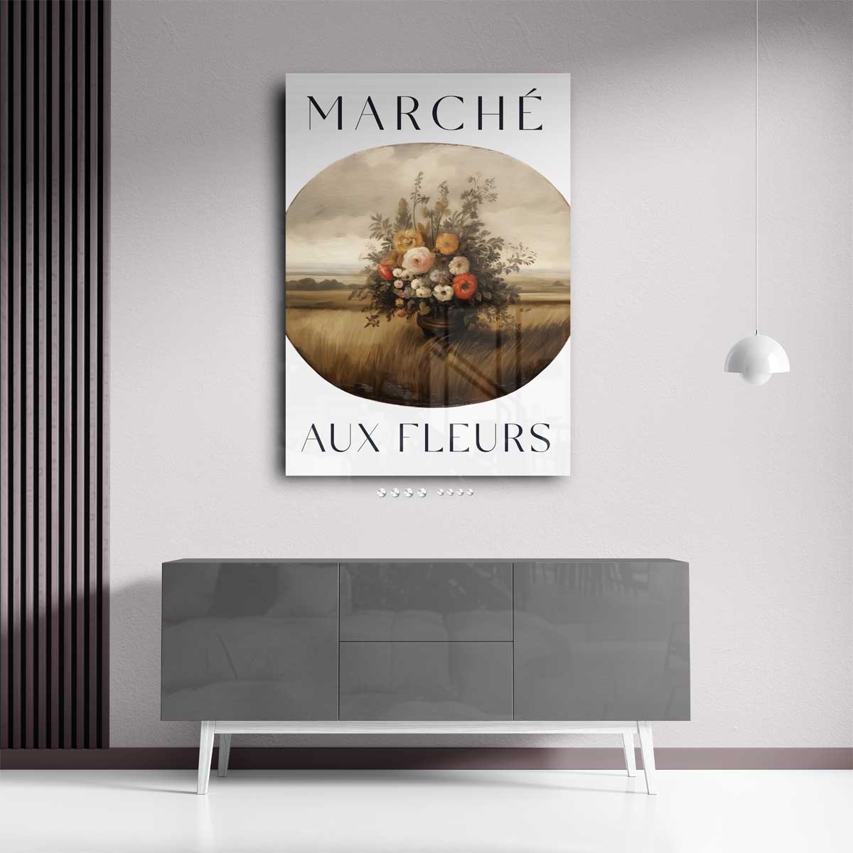 Bloemen in het Veld – staand kunstwerk voor modern interieur