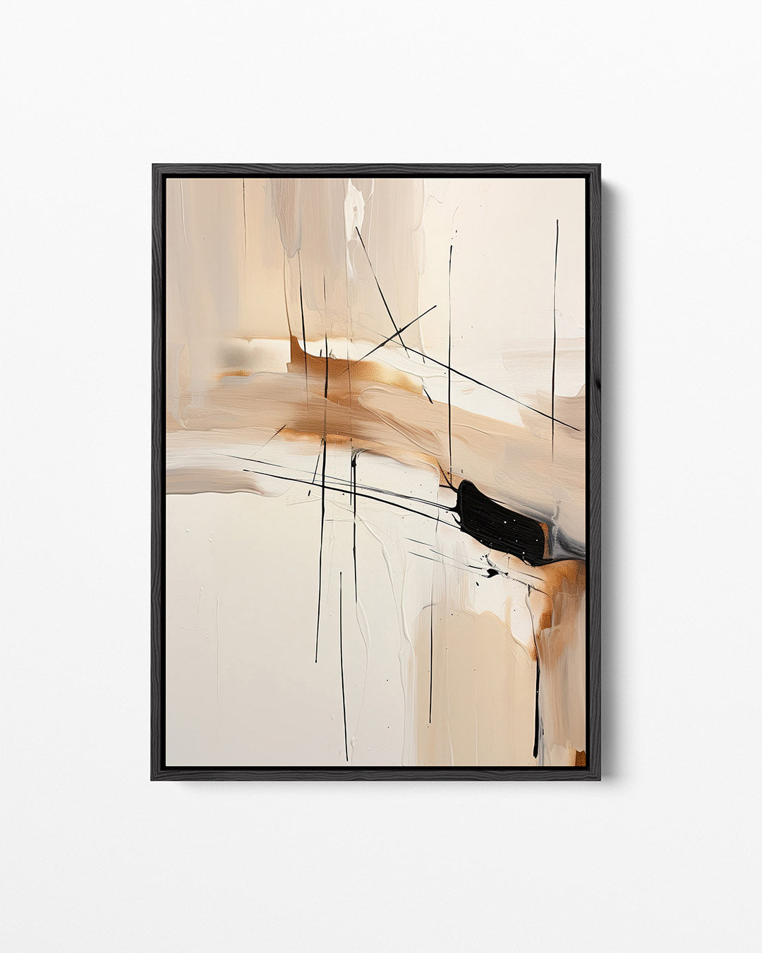 Lijnen en vormen – staand wanddecoratie kunstwerk