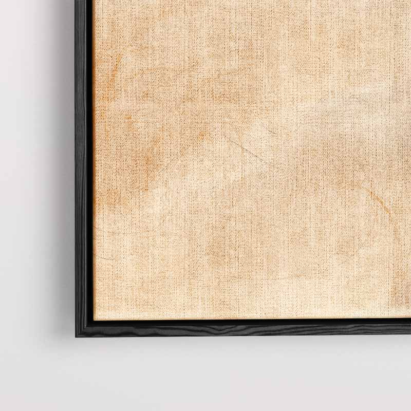 Dansende Lijnen in Amber – staand kunstwerk voor modern interieur
